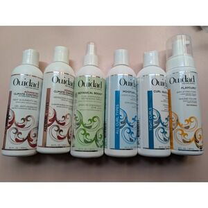 Ouidad Curl Quencher Tight Botanical Curls Conditioner Gel Spray 8.5 fl oz Lot